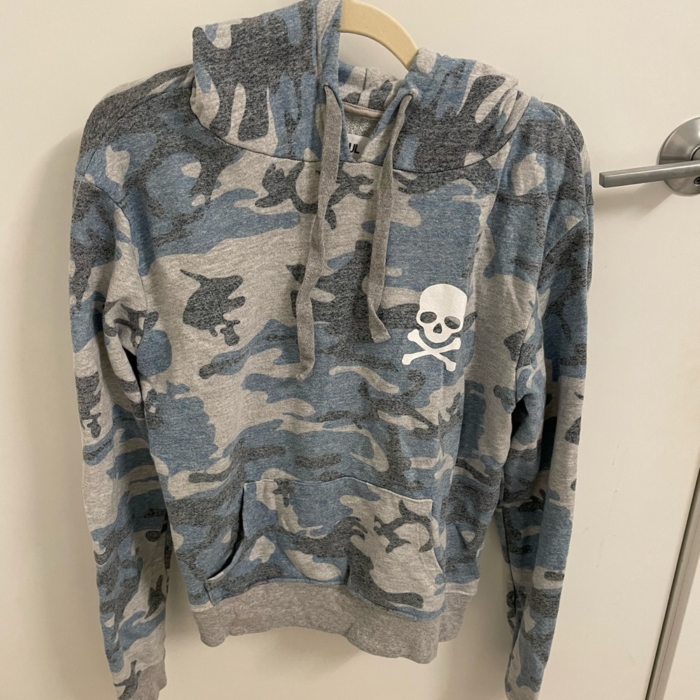 Soul Cycle Blue Camo Sweatshirt